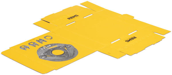 REMS Karton gelb R, Maße (LxBxH): 550 x 455 x 5 mm, 570287 R