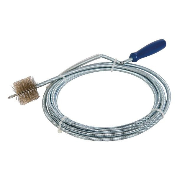 Silverline Rohrreinigungsspirale mit Bürste, 3 m, 342654