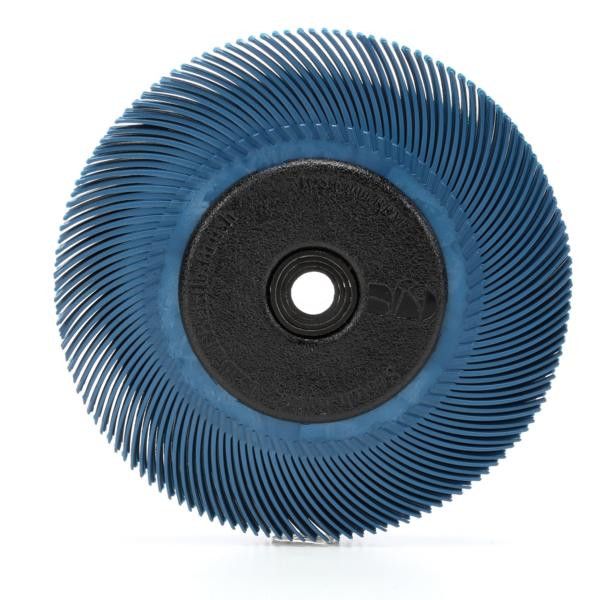 3M Scotch-Brite Radial Bristle Brush RB-ZB, blau, 152,4 mm x 11,11 mm x 25,4 mm, P400, Typ C, VE: 5 Stück, 7000021284