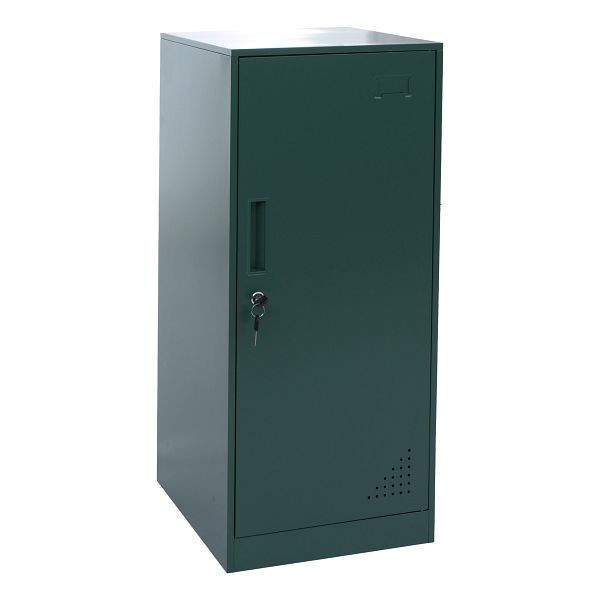 Mendler Spind HWC-P63, Schließfach Wertfachschrank Schließfachschrank Tür Kleiderstange, 90x38x45cm Stahl, grün, 122505