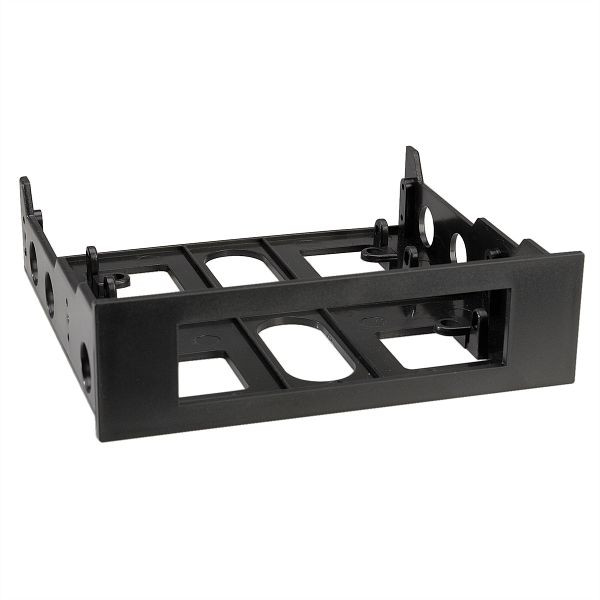 ROLINE Montageadapter, Bauform 3.5 / 5.25, Rahmen, schwarz, 16.01.3006