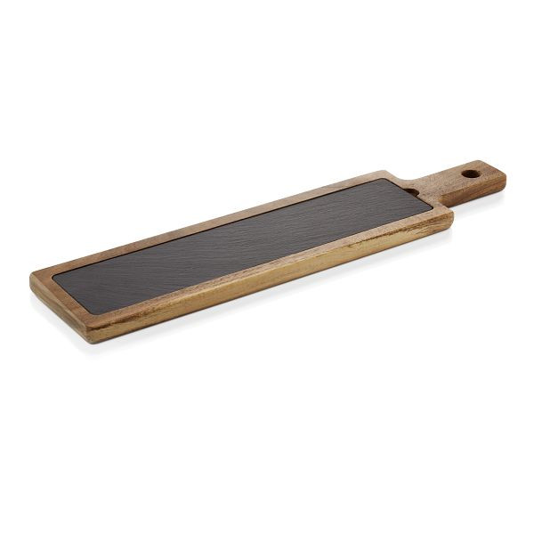 WAS Servierbrett Natural Slate Serving Board, 53,1 x 12,5 x 1,8 cm, 3319054