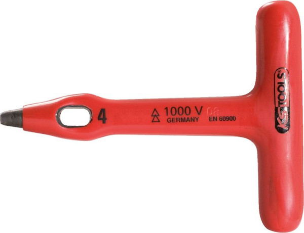 KS Tools Locheisen mit Schutzisolierung, 100mm, 117.1649