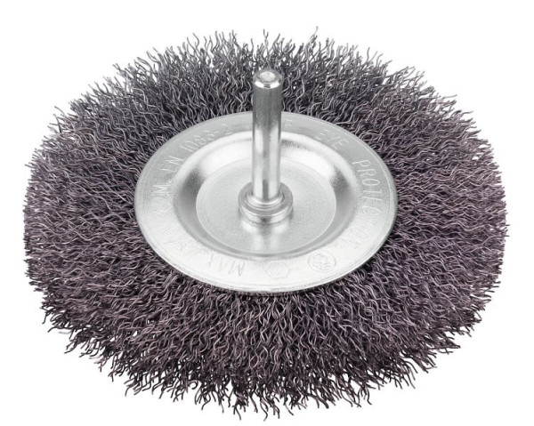 HiKOKI Stahldraht-Rundbürste 100x0,3 mm / 6mm, Stahl, gewellt, 751321