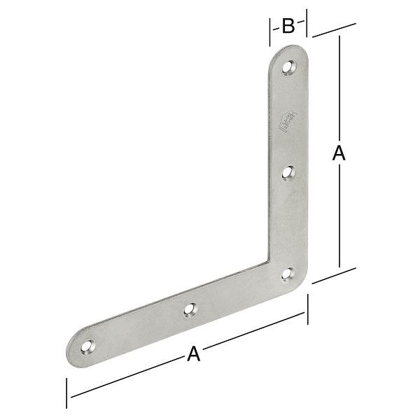 Vormann Eckwinkel 120 x 20 mm, VE: 20 Stück, 010188120