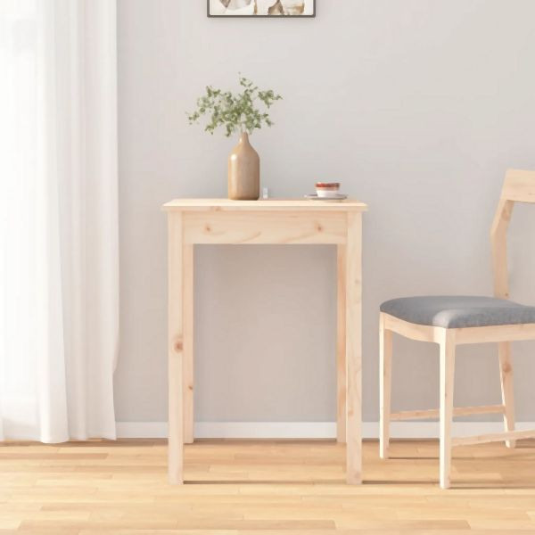 vidaXL Esstisch 55x55x75 cm Abmessung Massivholz Kiefer, 814254