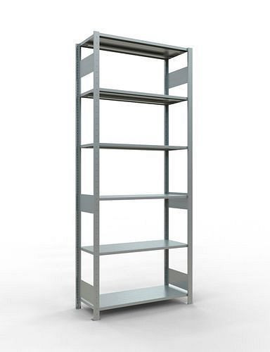 Schulte Fachbodenregal, Grundfeld, 6 Lagerebenen, Fachlast 150 kg, 1060 x 436 x 2500 mm, 278793