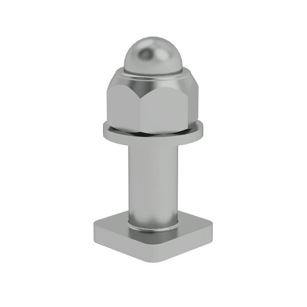 Munk Günzburger Steigtechnik Systemgeländer T-Nut-Schraube M8 x 18, 1 Satz = 10 Stück, 984062
