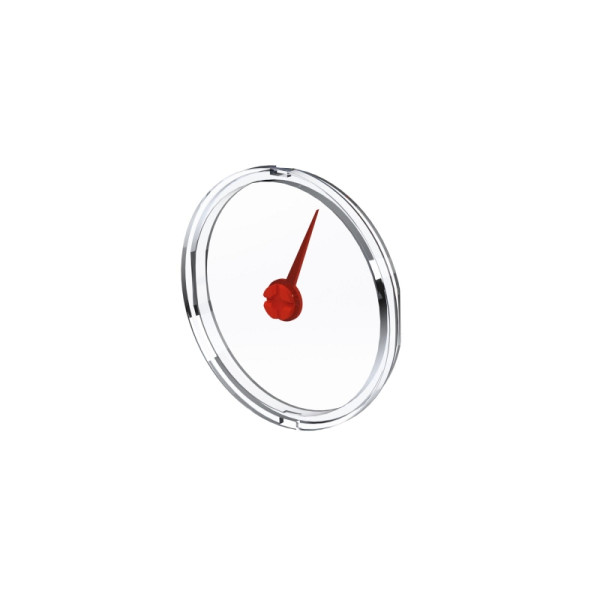 Wika Sichtscheibe Kunststoff, MZ rot, verstellbar von außen, für NG 63, 116716