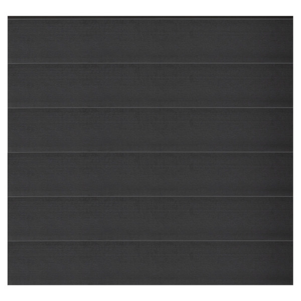 T&J ELZE-Serie Zaunset, WPC-Steckzaunsystem, 1790 x 1760 mm, ANTHRAZIT-coextrudiert, 6 Zaunlamellen, 44527