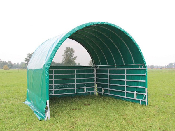 Growi Rundbogen-Weidezelt, 3,60 x 3,60 x 3,25 m ohne Panels, 19900070