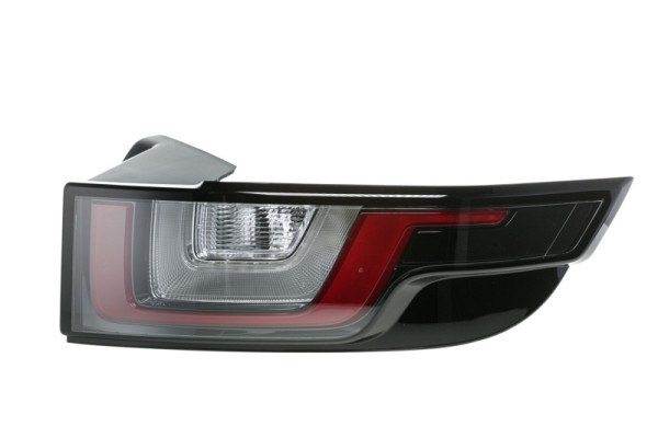 HELLA Heckleuchte - Hybrid - für u.a. Range Rover Evoque (L538) - Blackpack - grau - ECE/CCC - links, 2SK 012 379-451
