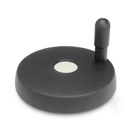 Ganter Scheibenhandräder, Kunststoff, Buchse / Griffachse Stahl (GN 521-125-K14-R), VE: 5 Stück, 521-125-K14-R