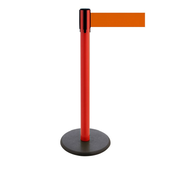 Stein HGS Personenleitsystem -P-Line Premium-, rot, orange, mit Gurtendstück (Standard), Gurtlänge: 3,8 m, 34241d-2202