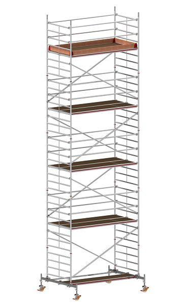 HYMER Fahrgerüst mit Fahrtraverse, Bühnenlänge 2,95 m, Rahmenteilbreite 1,50 m, Reichhöhe 10,60 m, 807310