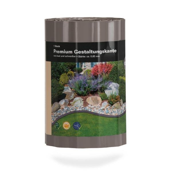 NOOR Gestaltungskante Premium taupe 20cm x 6, VE: 1,2 m², 011GEKA20X6T