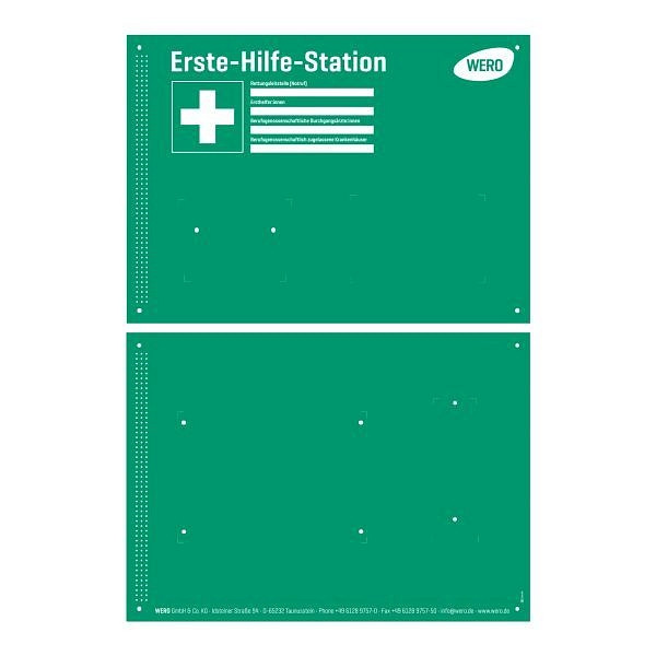 WERO Erste Hilfe Station Pro, leer, 290198, 4052677068896