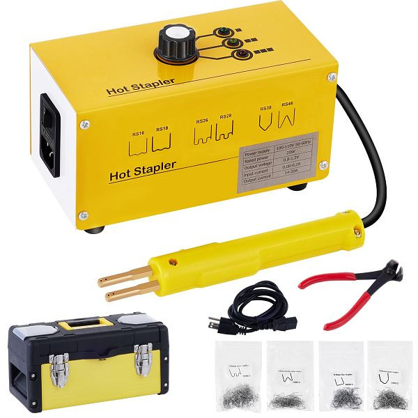 VEVOR Plastik Schweißgerät Stoßstangen Schweißen Kfz Auto Kunststoff Reparatur Satz, SLHJJGJX000000001V2