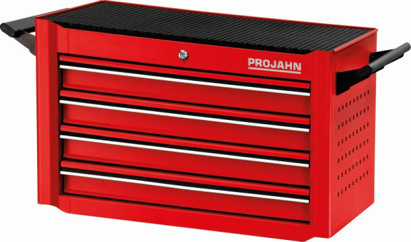 Projahn Werkstattwagenaufsatz für Werkstattwagen UNIVERSE mit 4 Schubfächern Rot, 6502-10