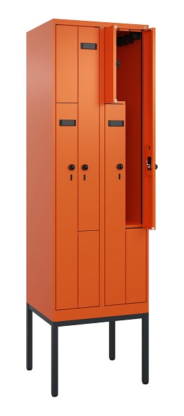 C+P Z-Spind Evolo PLUS, Gestell, 4 Fächer, 2120x600x500mm, 2004/2004, Drehriegel, 0490337-204 S10024