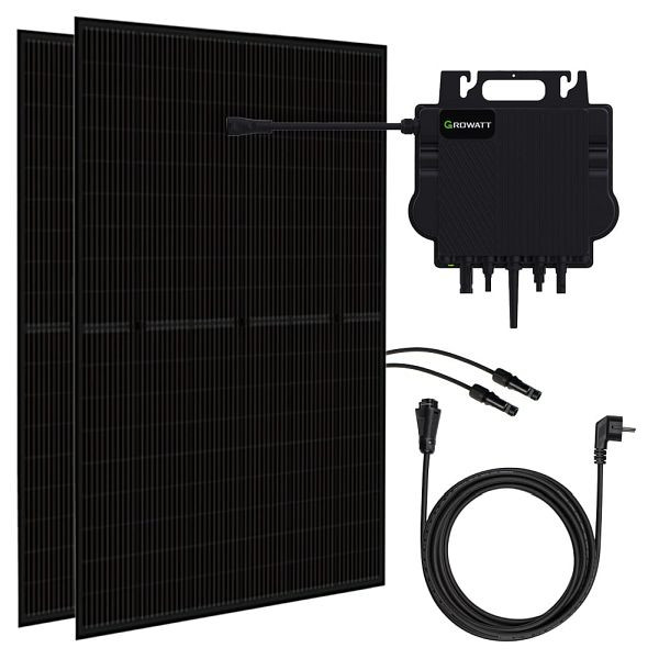 Offgridtec 900W Growatt NEO 800M-X Trina Vertex S+ Dual Glas Mini-PV Solaranlage, 4-01-019255