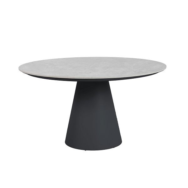 BEST Cuba Runder Dining Tisch Ø 140 cm, Anthrazit, 531631