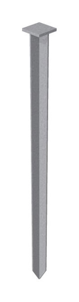 Schake Erdnagel, 25 mm x 25 mm mit angeschweißtem Kopf zum Einschlagen, 650 mm lang, 30W80L