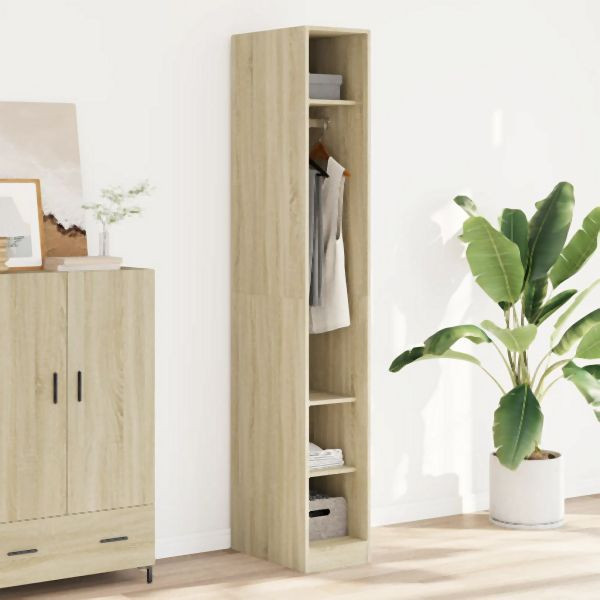 vidaXL Kleiderschrank Sonoma-Eiche 30x50x200 cm Holzwerkstoff, 3307686