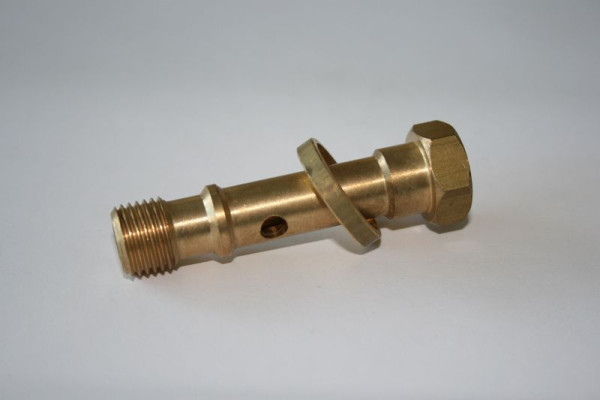 ELMAG Messing-Halterung bei Rückschlag-, ventil (Position 45+47) für Modell ECU, 9010300