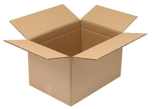 TransPak Wellpapp-Faltkarton 2-wellig, Innenmaß 500 x 370 x 310 mm, Format B3, Qualität 2.30BC, VE: 10 Stück, 299362