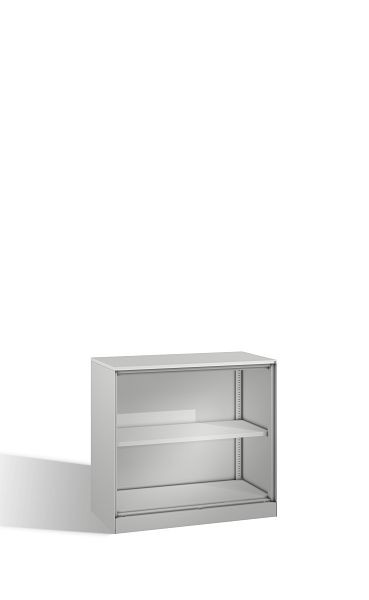 C+P Büroregal Asisto, H915xB1000xT435mm, Farbe: Lichtgrau, 2 OH, 140052-000 S10008