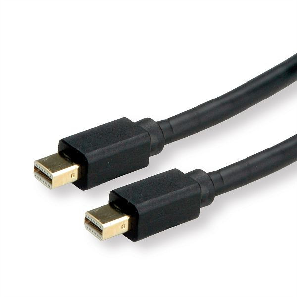 ROLINE Mini DisplayPort Kabel, Version 1.4, mDP - mDP, ST - ST, schwarz, 2 m, 11.04.5818