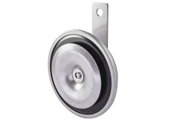 HELLA Horn, M26, 12V, 105dB(A), Frequenzbereich: 400Hz, Hochton, ECE, Gehäusefarbe: grau, Flachsteckanschluss, 3AL 002 952-887