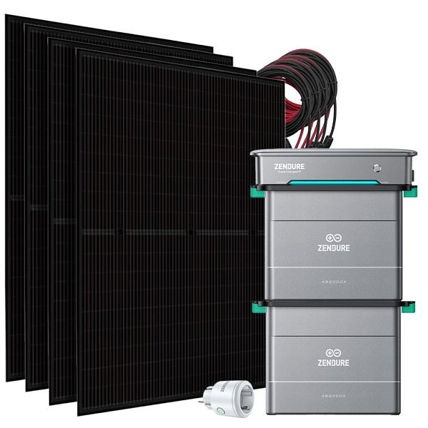 Offgridtec Zendure SolarFlow 3,84kWh 1800W Hyper 2000 Balkonkraftwerk Dual-Glas TOPCon inkl. Satellite Smart Plug, 4-01-020220-011