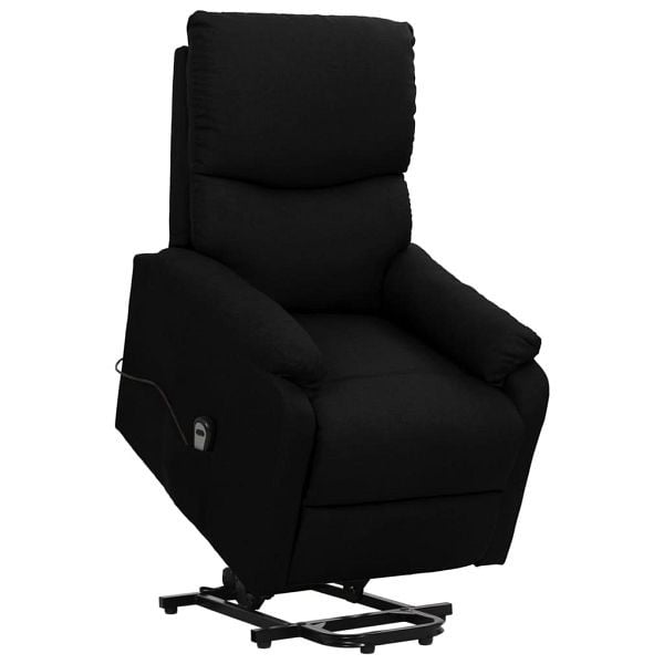 vidaXL Aufstehsessel Schwarz Stoff, äußerst bequem, 329741