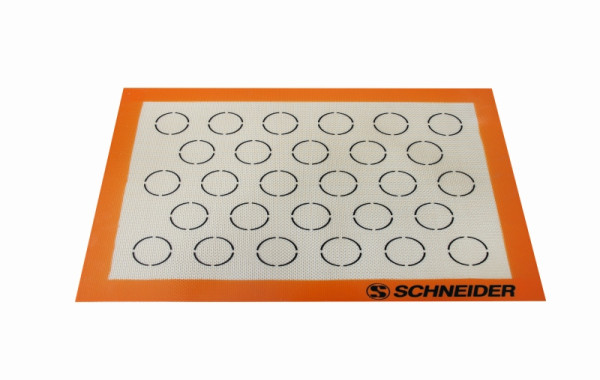 Schneider Silikonbackmatte Macarons, 300 x 400 mm - Einteilung Ø: 35 mm, 107784
