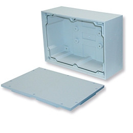 GIFAS Vollgummi-Klemmverteiler Typ 7800, Leergehäuse, Grau, 237992