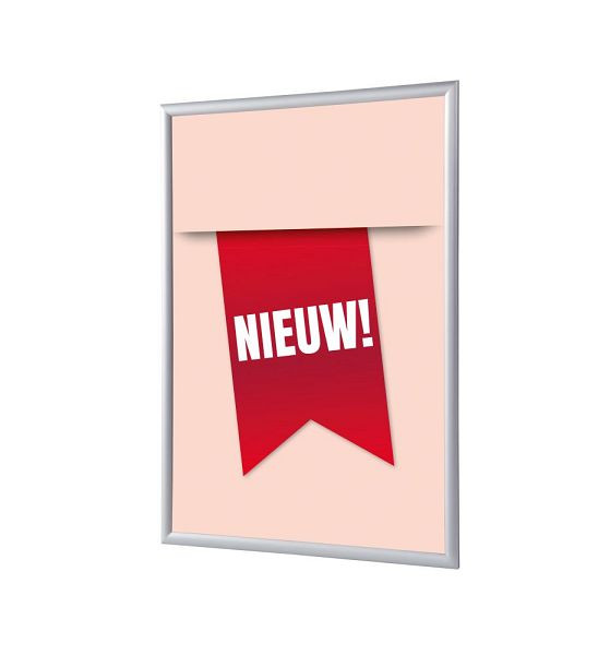 Showdown Displays Klapprahmen A4 Komplettset Neu Rot Niederländisch, KRA4G25LPPI445