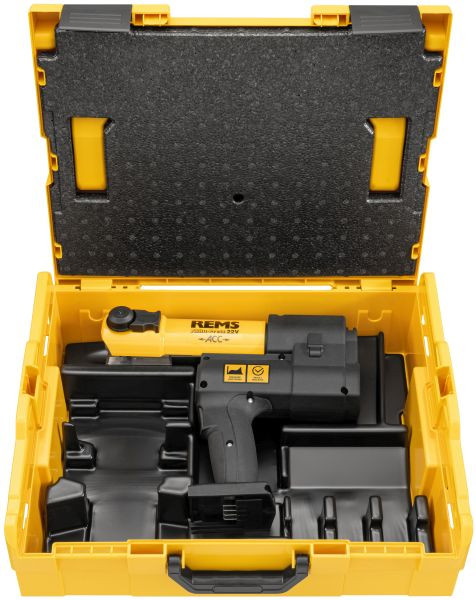 REMS Akku-Press 22V ACC Basic-Pack\P L-Boxx, mit Zwangsablauf und Pressdruck-Monitoring, 576002 R22