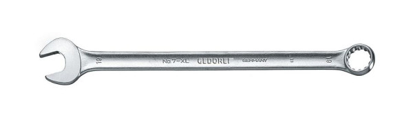 GEDORE Ring-Maulschlüssel mit gleichen Schlüsselweiten, extra lang, 8 mm, 6080090