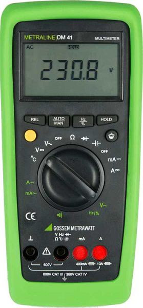 Gossen Metrawatt Digital-Multimeter mit Temperaturmessung, METRALINE DM41, M192A