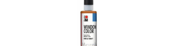 Marabu Window Color fun&fancy - Fenstermalfarbe, Hellbraun 047, VE: 0,08 L, 04060 004 047