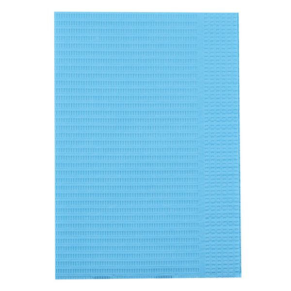 Hygostar Patientenservietten, hellblau, Papier, PE-Beschichtung 45 x 33 cm, 2-lagig, VE: 500 Stück, 53321