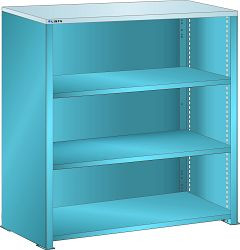 LISTA Sideboard L1006 (BxTxH) 1000x350x1100mm 80kg Farbe: Lichtblau, Multiplex Stärke: 30mm, 45.975.010