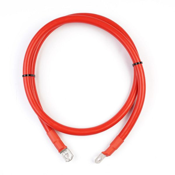 WATTSTUNDE Batteriekabel 50mm² M8/M8 130cm rot, 400-1277-15