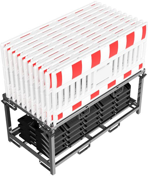 Schake Absperrschrankengitter SET5, 20x Schake-Euro 2 Absperrschrankengitter, ohne Lampenadapter 33620K, 33620K-SET5