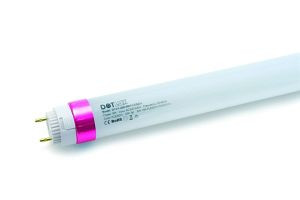 DOTLUX LED-Röhre LUMENplus 90cm 10W Fleischfarbe gefrostet drehbare Endkappe, 1730-1