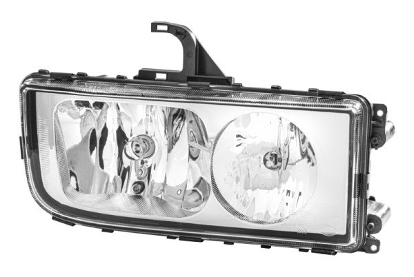 HELLA Halogen-Hauptscheinwerfer - für u.a. Mercedes-Benz Axor II - ECE - für Rechtsverkehr - rechts, 1DB 247 011-041