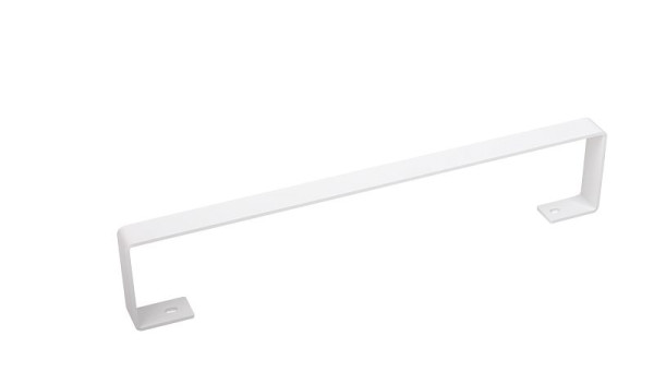 Etherma LAVA Handtuchhalter aus Stahl, weiß, beidseitig geschlossen, B 63 cm, 36489