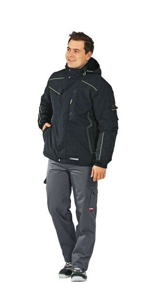 Planam Outdoor Neon Jacke, grau/grün, Größe XXL, 3394060